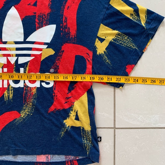 ADIDAS Loose Relaxed Printed T-Shirt | Size XS - Picture 3 of 7